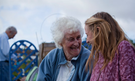 lady with elderly lady