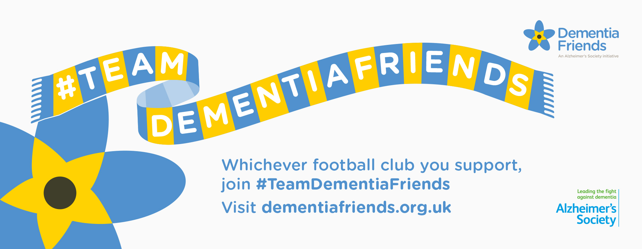 #TeamDementiaFriends banner